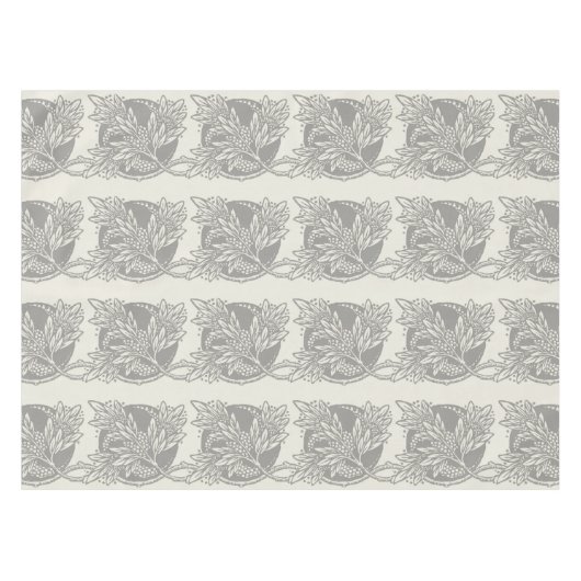 Jugendstil-Blume Blumenminimalismus Tischdecke (Vorderseite (Horizontal))