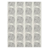 Jugendstil-Blume Blumenminimalismus Tischdecke (Vorderseite)