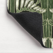 Jugendstil-Blume Design - Mousepad (Ecke)