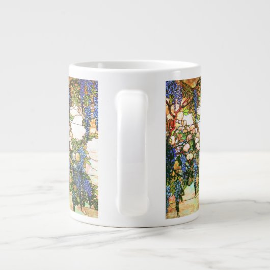 Jugendstil-Blume Jumbo-Tasse (Rückseite)