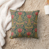 Jugendstil-Blume Kissen (Decke)