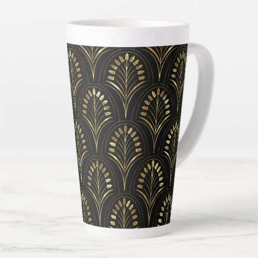 Jugendstil-Blume Milchtasse (Rechte Ecke)