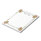 Jugendstil-Blume Notizblock (Rotiert)