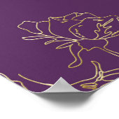 Jugendstil-Blume Poster (Ecke)