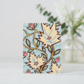 Jugendstil-Blume Postkarte (Stehend Vorderseite)