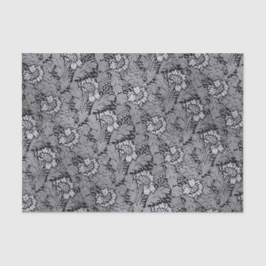 Jugendstil-Blume Seidenpapier (Vorderseite)