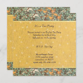 Jugendstil-Blume Städtische Badeanstalt Einladung (Vorne/Hinten)