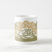 Jugendstil-Blumen - Tasse (Mittel)
