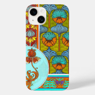 Jugendstil Blumen vintage Verneuil Textilkunst Case-Mate iPhone 14 Hülle