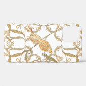 Jugendstil Blumen Vögel Case-Mate iPhone Hülle (Rückseite (Horizontal))