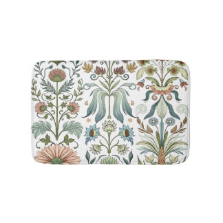 Jugendstil-Blumendesign 402 Blumen Badematte
