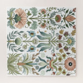 Jugendstil-Blumendesign 402 Blumen Puzzle (Horizontal)