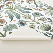 Jugendstil-Blumendesign 402 Blumen Sherpadecke (3/4)