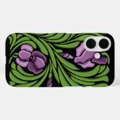 Jugendstil Blumendesign Case-Mate iPhone Hülle (Rückseite (Horizontal))
