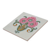 Jugendstil-Blumenfliese Fliese (Seite)