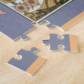 Jugendstil-Blumenmuseum Vintag viktorianisch Puzzle (Seite)