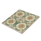 Jugendstil-Blumenmuster Fliese (Seite)