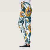 Jugendstil, Blumenmuster. Leggings (Links)