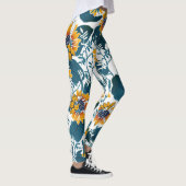 Jugendstil, Blumenmuster. Leggings (Rechts)
