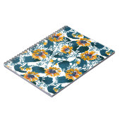 Jugendstil, Blumenmuster. Notizblock (Linke Seite)