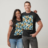 Jugendstil, Blumenmuster. T-Shirt (Unisex)