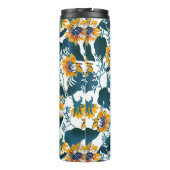 Jugendstil, Blumenmuster. Thermosbecher (Rückseite)