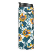 Jugendstil, Blumenmuster. Thermosbecher (Nach rechts gedreht)