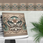 Jugendstil-Blumenschmuck Fliese<br><div class="desc">Jugendstil-Blumenschmuck</div>
