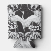 Jugendstil: Blumenvogel-Illustration Dosenkühler (Rückseite)