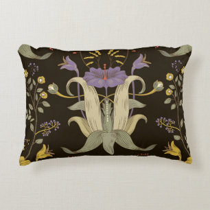 Jugendstil Blumig: Vintage-Muster Dekokissen