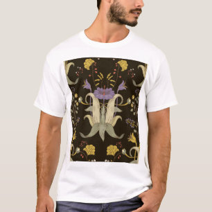 Jugendstil Blumig: Vintage-Muster T-Shirt