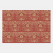 Jugendstil-Buchcover Geschenkpapier Set (Vorderseite 3)