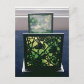 Jugendstil-Buchenden, Tiffany Studios, c.1894 Postkarte (Vorderseite)