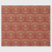 Jugendstil-Buchübersicht Geschenkpapier (Flach)