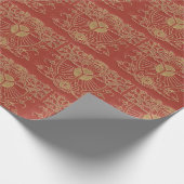 Jugendstil-Buchübersicht Geschenkpapier (Ecke)