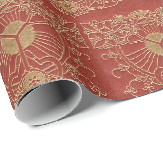 Jugendstil-Buchübersicht Geschenkpapier (Rolleneckpunkt)