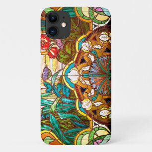 Jugendstil-Buntglas-Blüte Case-Mate iPhone Hülle