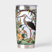 Jugendstil-Buntglas-Look Thermobecher (Links)