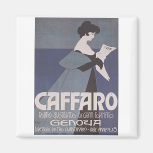 Jugendstil ~ Caffaro-Zeitung Magnet