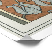 Jugendstil Cyclamen floral Eugene Grasset elegant Poster (Ecke)