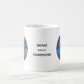 Jugendstil Dagaz Rune Becher – ERWACHEN! Kaffeetasse (Mittel)