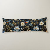 Jugendstil,Damasmuster,Bio,Kurven Seitenschläferkissen (Rückseite)