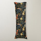 Jugendstil,Damasmuster,Bio,Kurven Seitenschläferkissen (Vorderseite Vertikal)