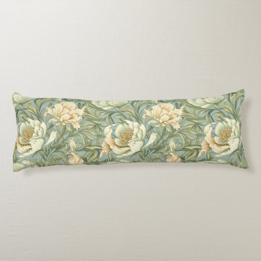 Jugendstil,Damasmuster,Bio,Kurven Seitenschläferkissen (Rückseite)