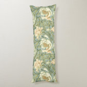 Jugendstil,Damasmuster,Bio,Kurven Seitenschläferkissen (Rückseite (Vertikal))