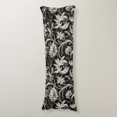 Jugendstil,Damasmuster,Bio,Kurven Seitenschläferkissen (Vorderseite Vertikal)