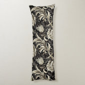 Jugendstil,Damasmuster,Bio,Kurven Seitenschläferkissen (Rückseite (Vertikal))