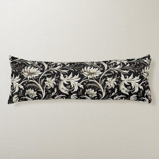 Jugendstil,Damasmuster,Bio,Kurven Seitenschläferkissen (Vorderseite)