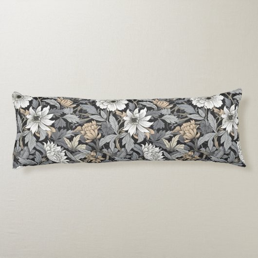 Jugendstil,Damasmuster,Bio,Kurven Seitenschläferkissen (Rückseite)