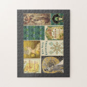 Jugendstil-Damen  Puzzle (Vertikal)